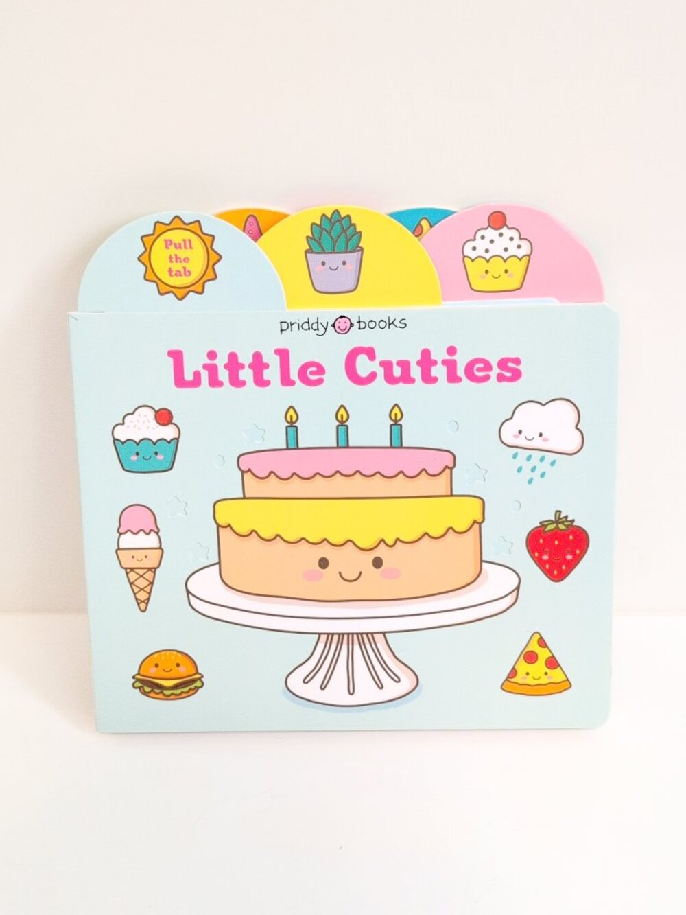 Priddy Books Little Cuties Pull Tab Baby Book Young Readers Kids Kawaii Learning